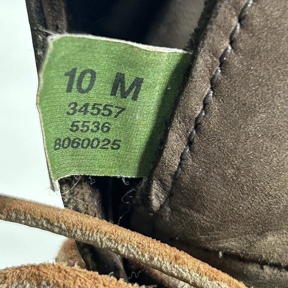 Timberland 7 Eye Chukka Boots Men’s Size 10 Brown Leather Moc Toe Casual Shoes main image 8